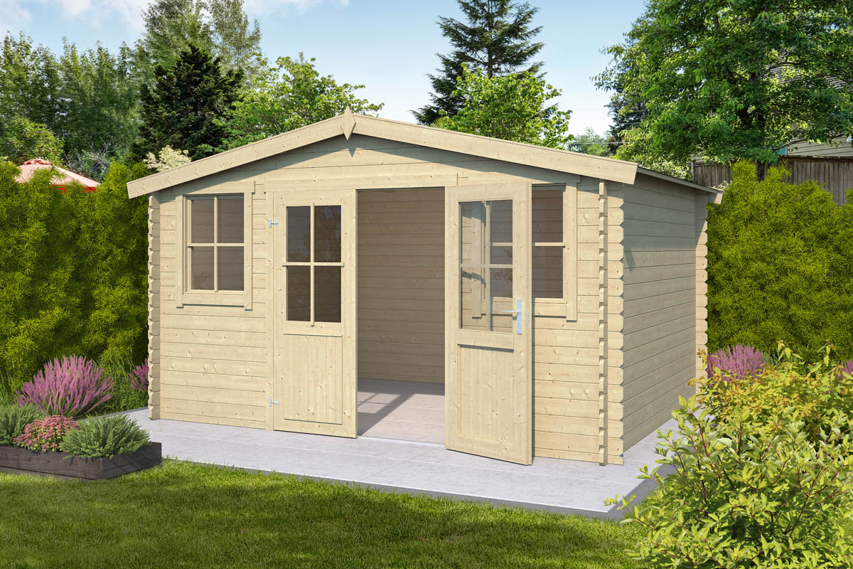 Blokhut Dallas 396x312 cm afbeelding