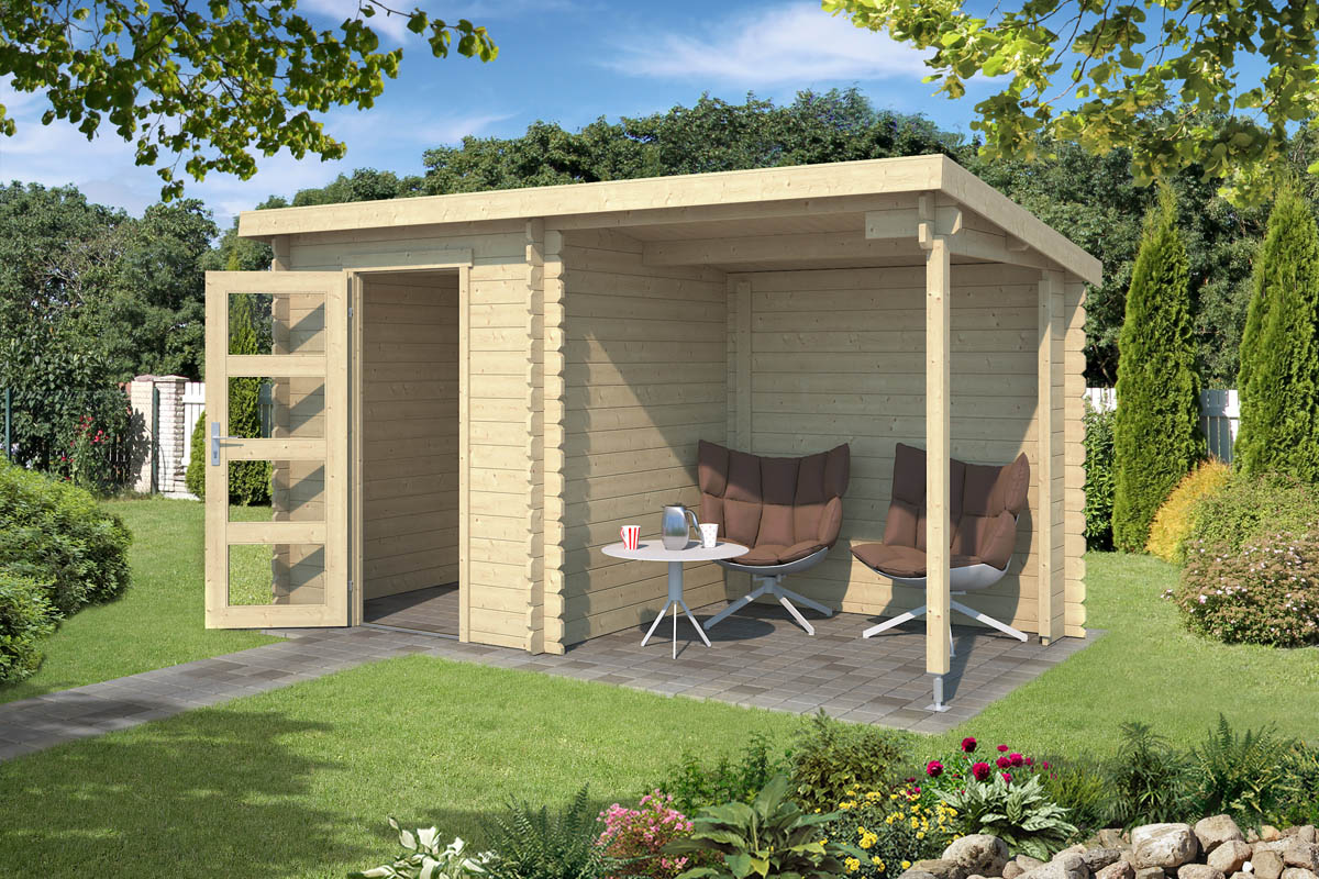 Blokhut Jelle 390x195 cm afbeelding