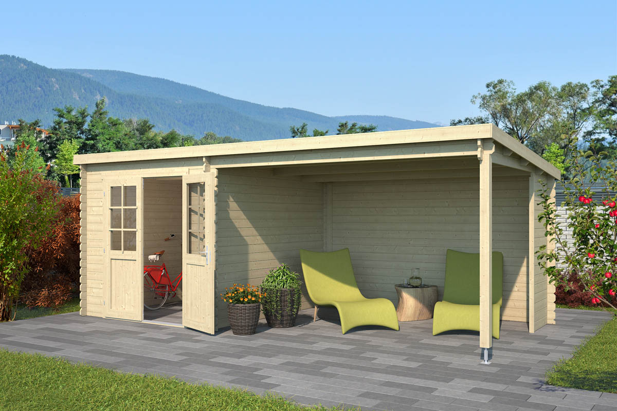 Blokhut Sunniva 590x295 cm afbeelding