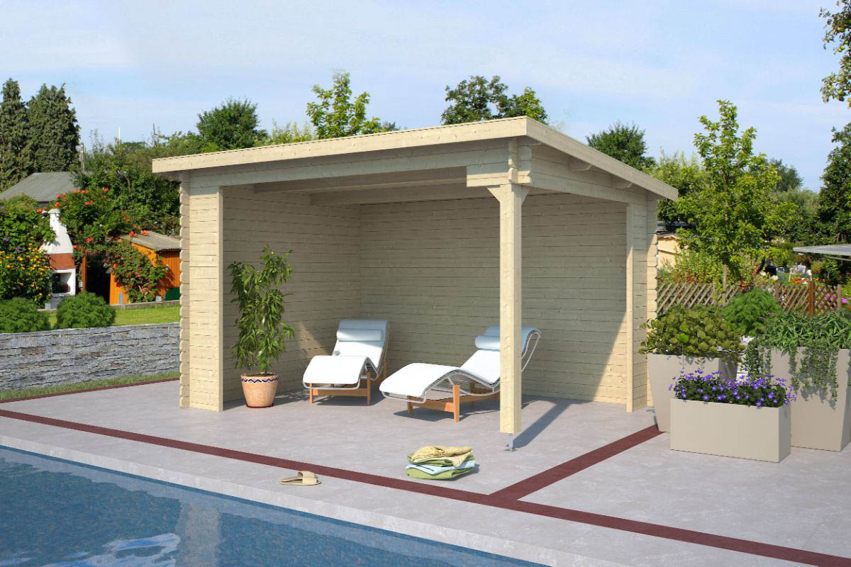 Blokhut Lara 400x295 cm afbeelding