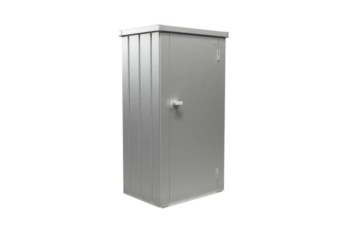 Biohort Julia M metalen terraskast 77,7 x 57 x 140,2 cm zilver metallic