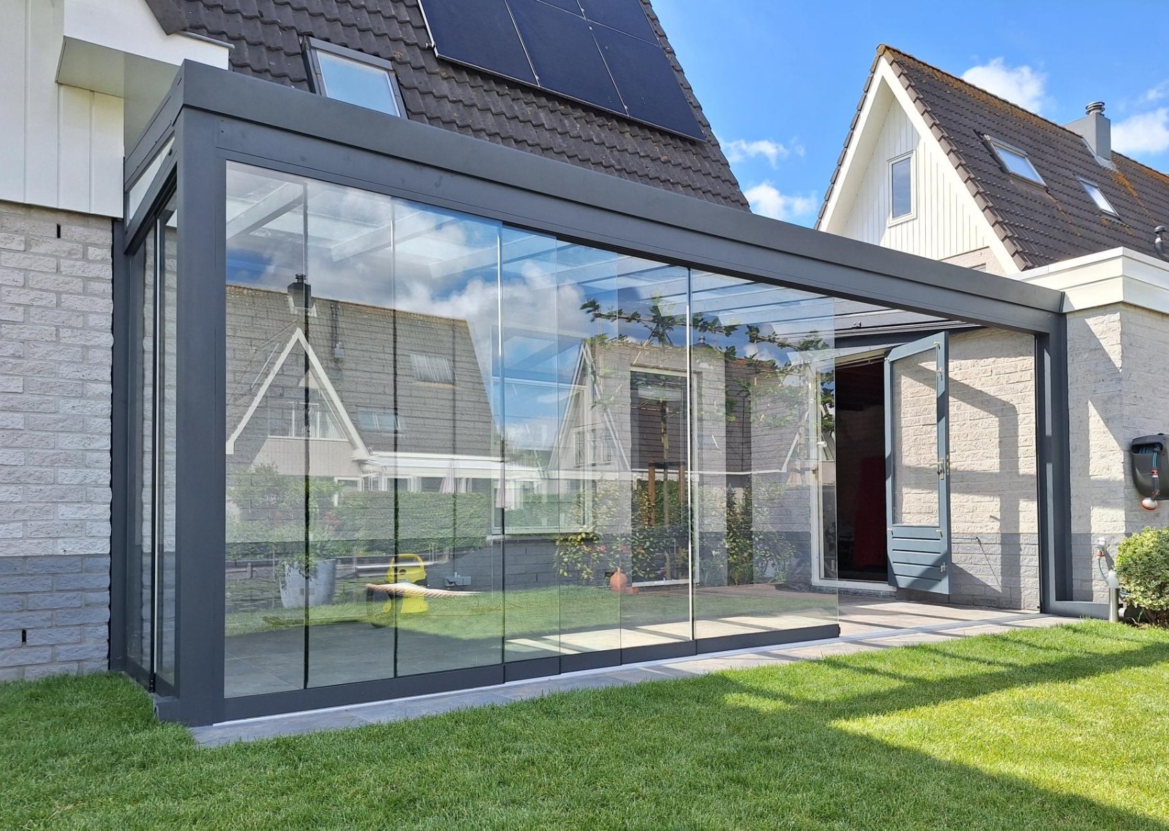 Verasol Profiline 2.0 aluminium veranda 600x350 cm glasdak