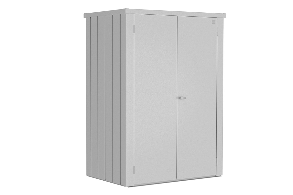 Biohort Romeo L terraskast High zilvergrijs metallic 132x87x181 cm