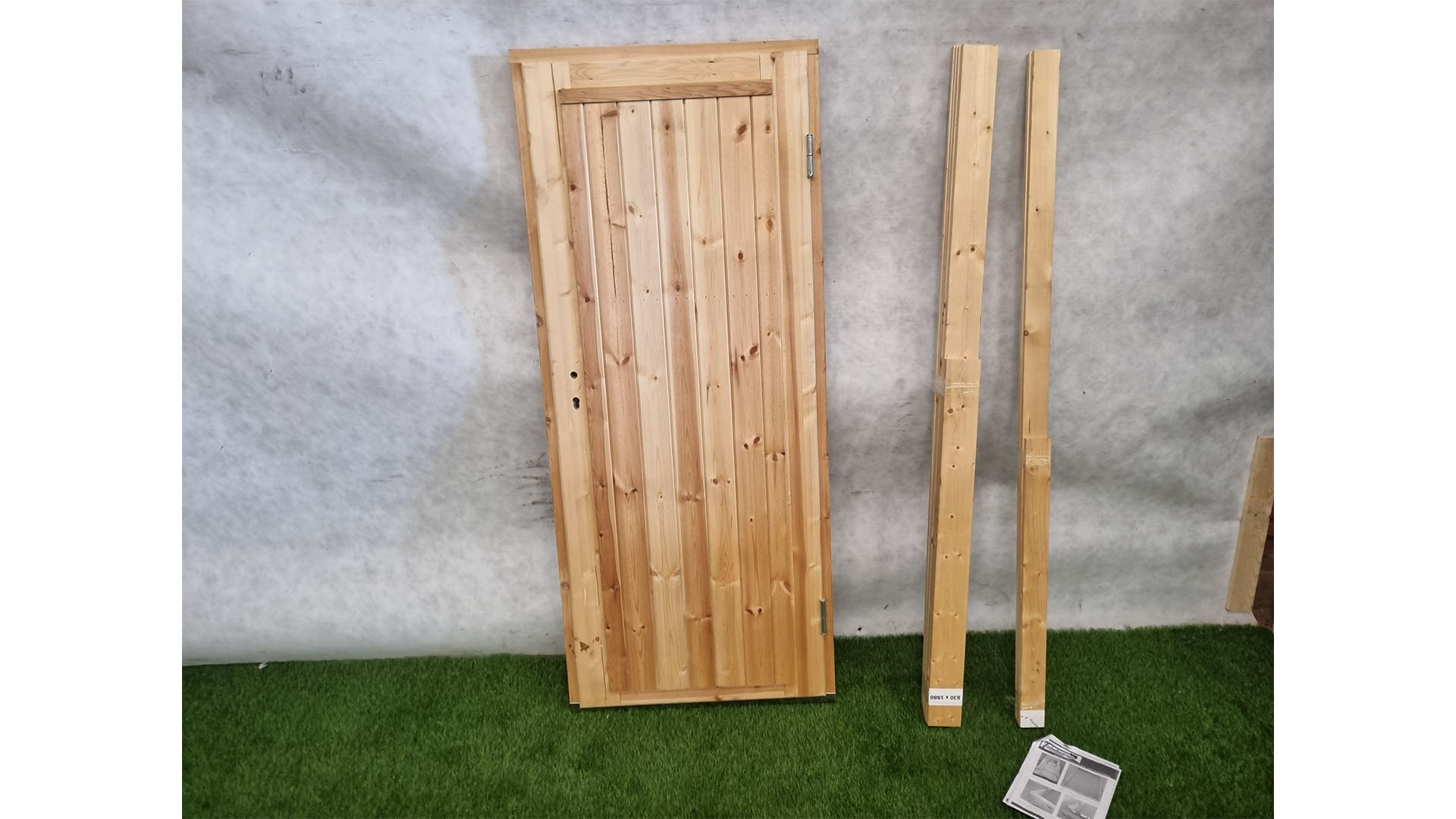Enkele houten blanke deur - inclusief hangwerk (186 x 79 cm) - SALE25154