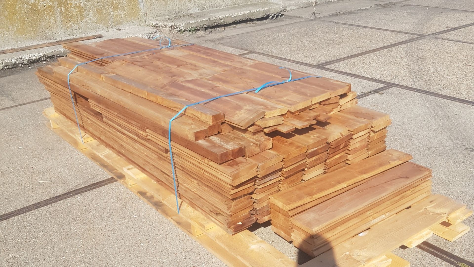 Partij Lugarde wandplanken geimpregneerd bruin - SALE01946