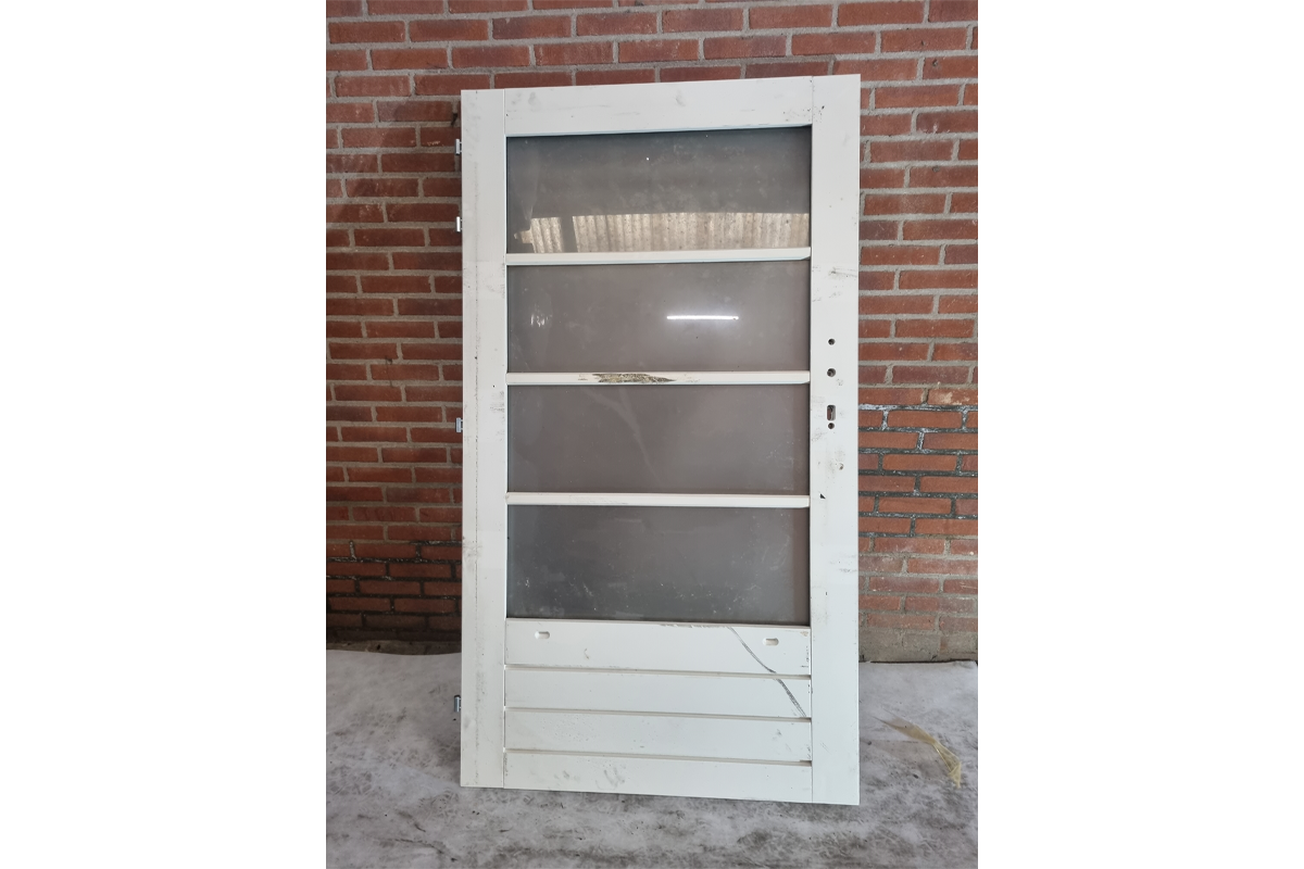 Enkele houten deur wit 101 x 180,2 cm - SALE25037