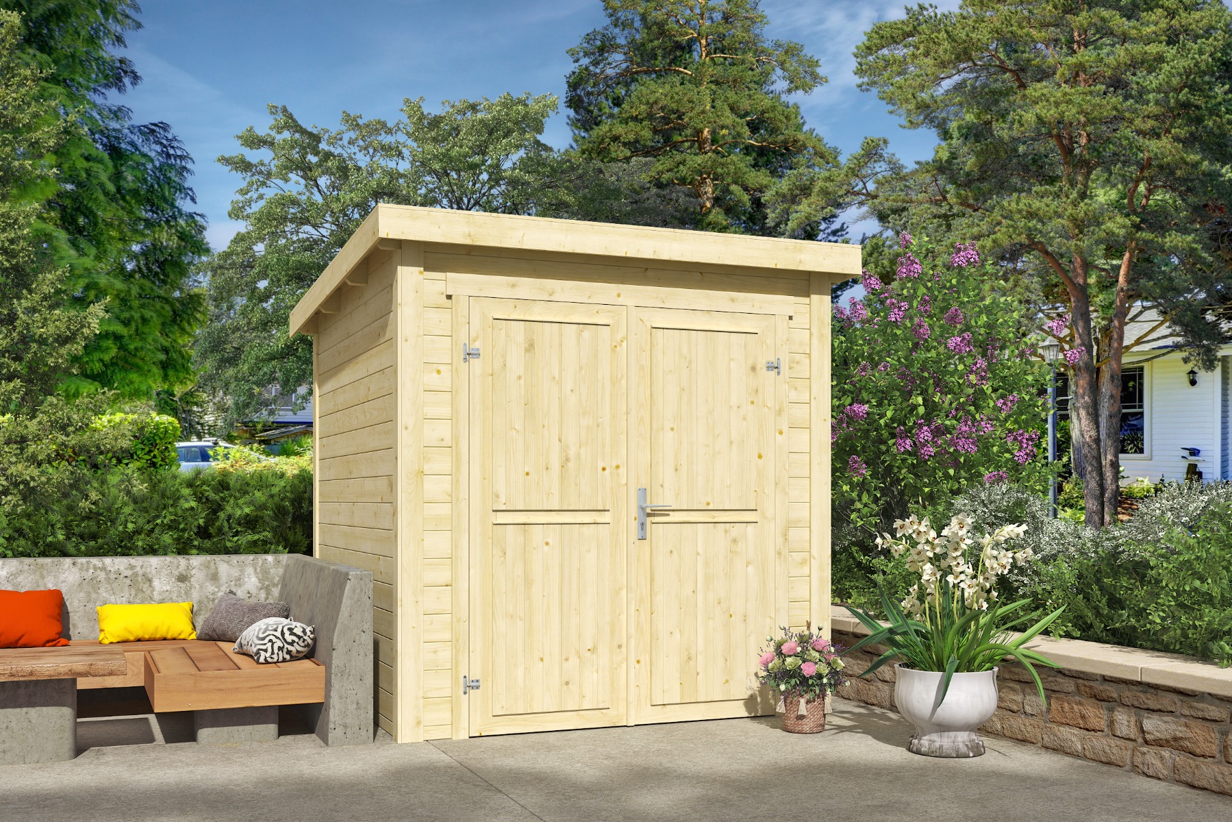 Tuinhuis Sara 200x200 cm afbeelding
