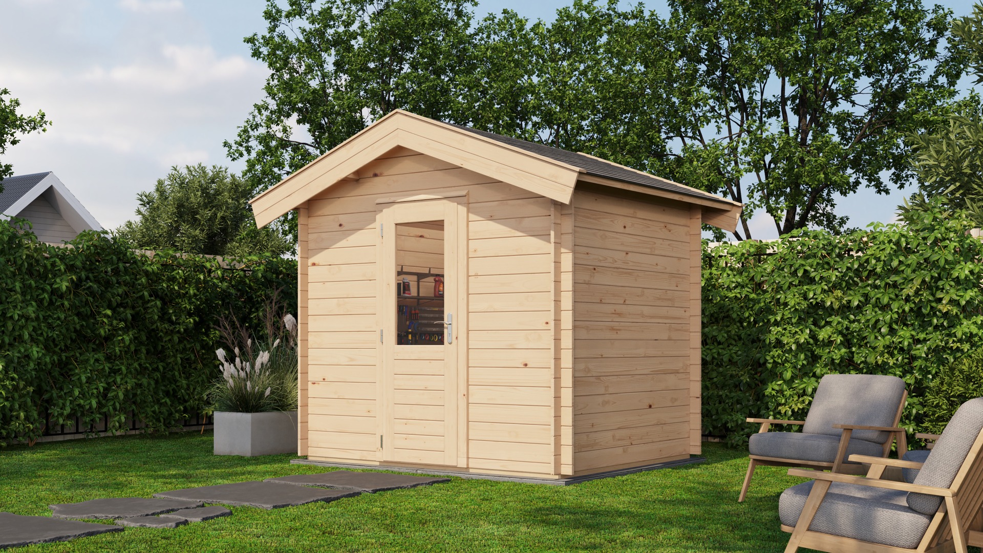 Lugarde Select Blokhut Ruurlo 250x200cm - Onbehandeld afbeelding