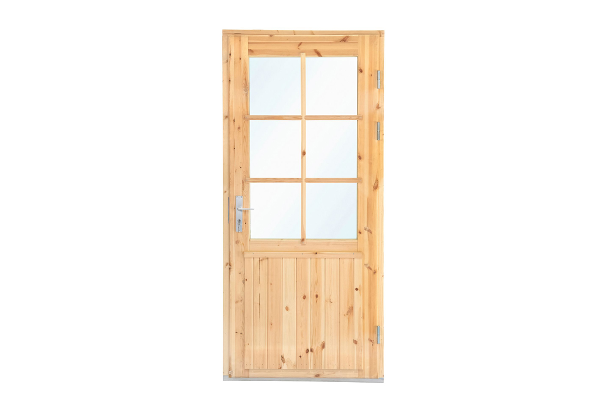 Extra hoge en brede enkele deur 99x209 cm 28-70 mm - rechtsdraaiend afbeelding
