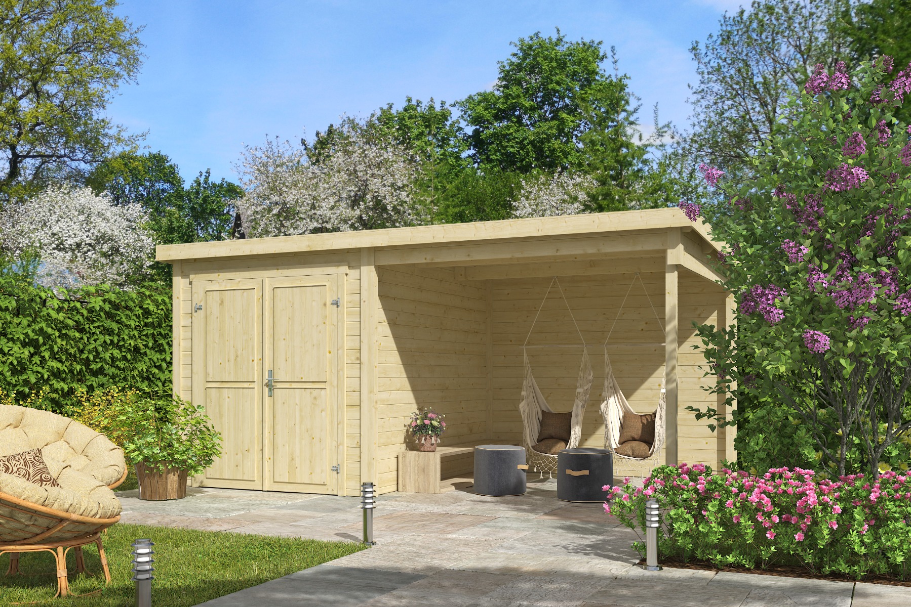 Tuinhuis Finn 450x250 cm afbeelding
