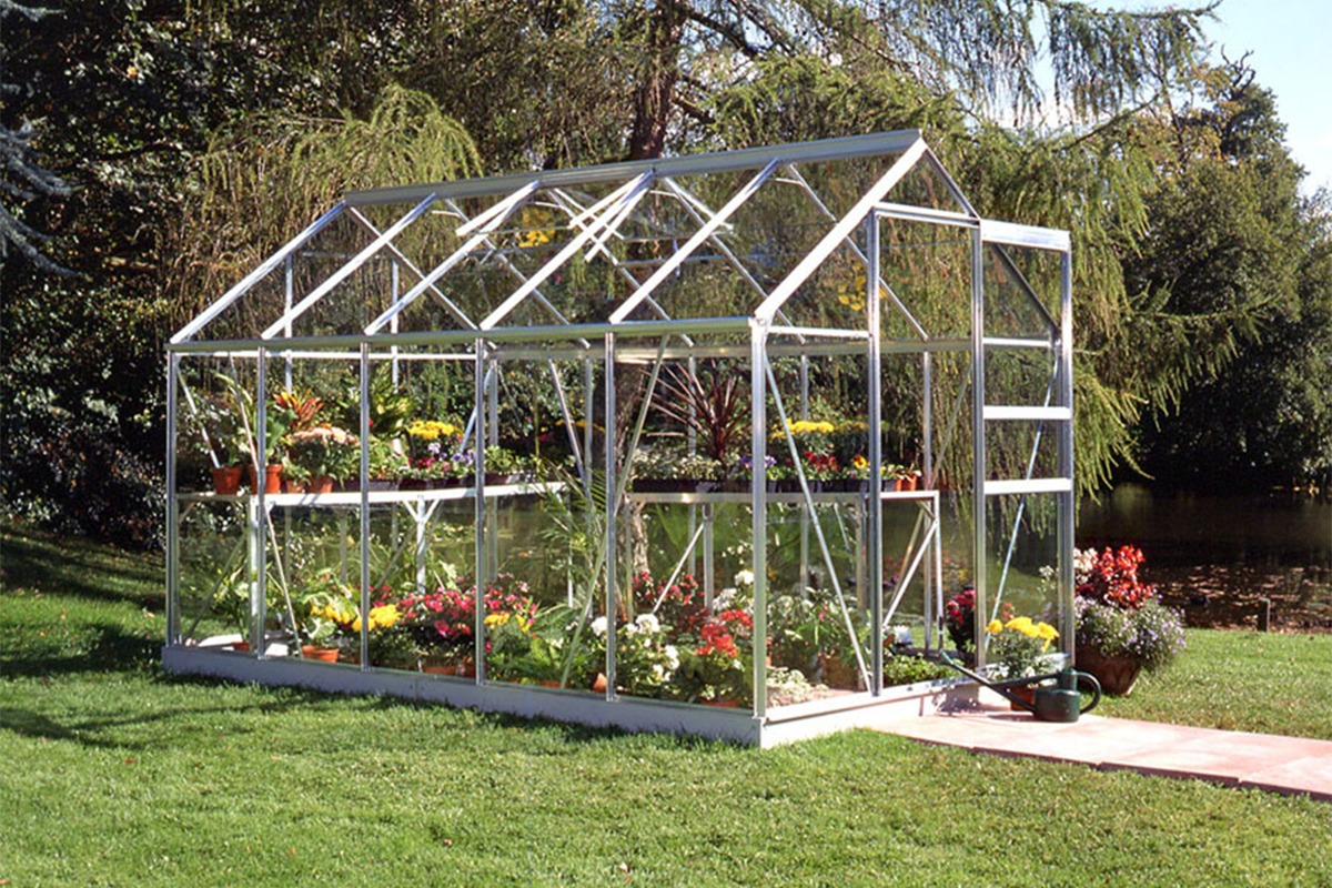 Tuinkas Popular 106 aluminium - 3 mm veiligheidsglas - 193x319 cm