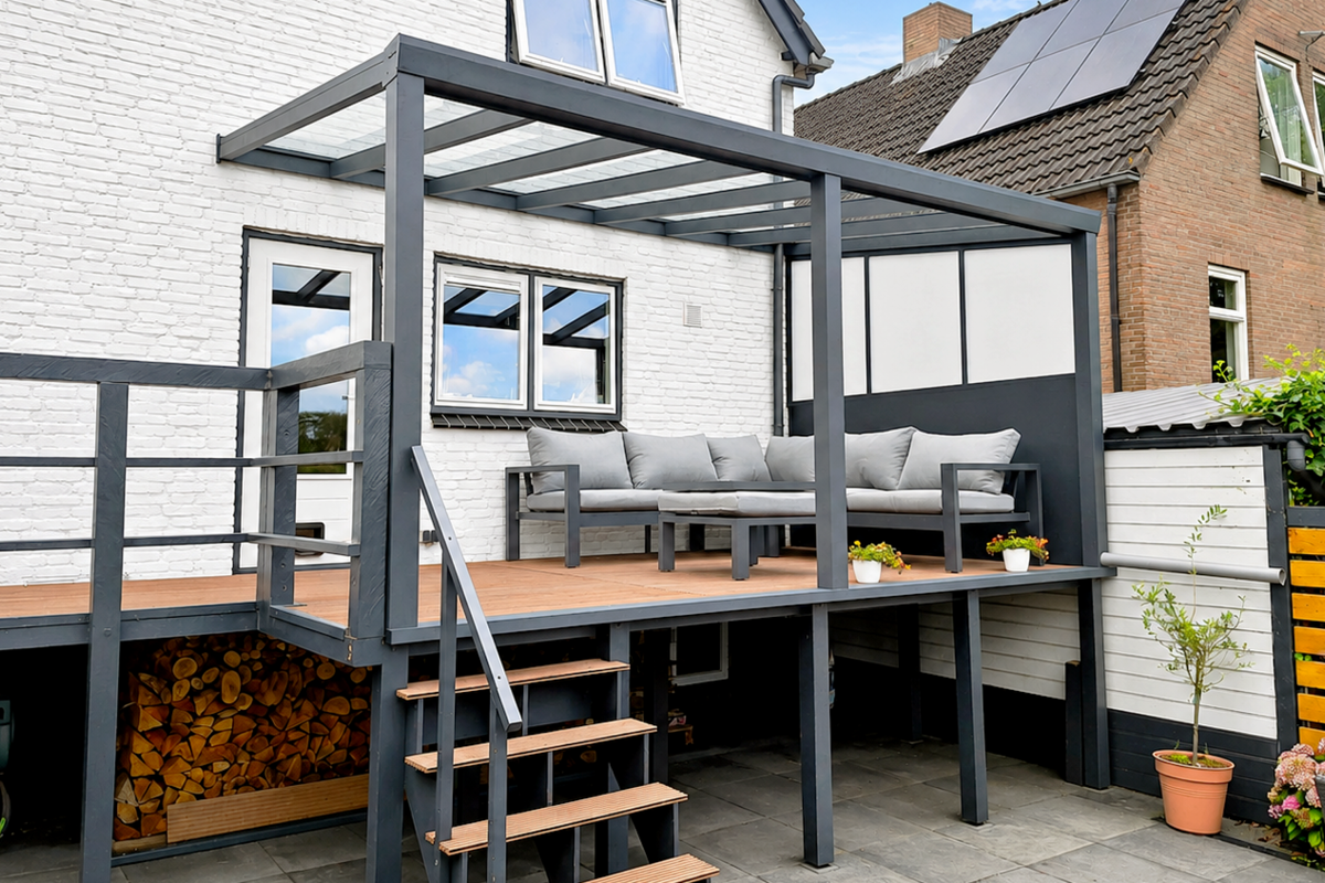 Velvetline veranda 500x300 cm polycarbonaat dak