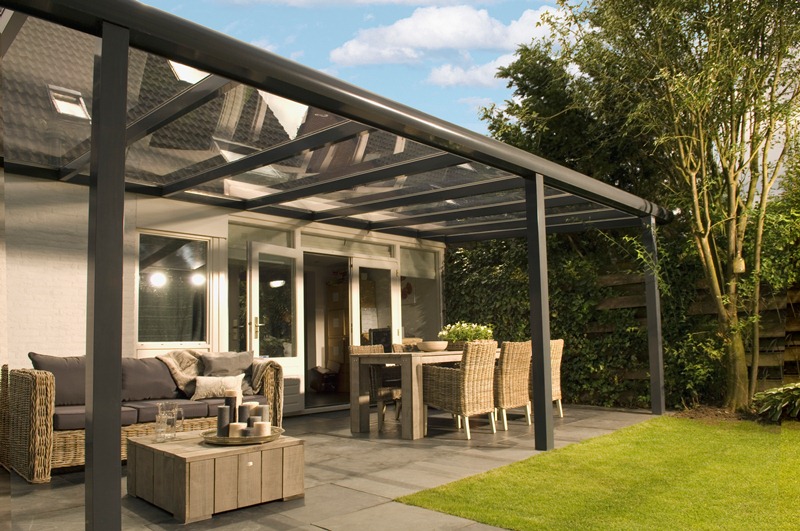 Profiline veranda 700x350 cm - glasdak