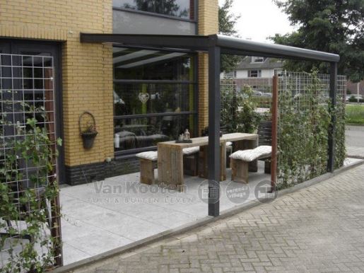 Profiline veranda 450x300 cm - zo goed als nieuw - polycarbonaat dak