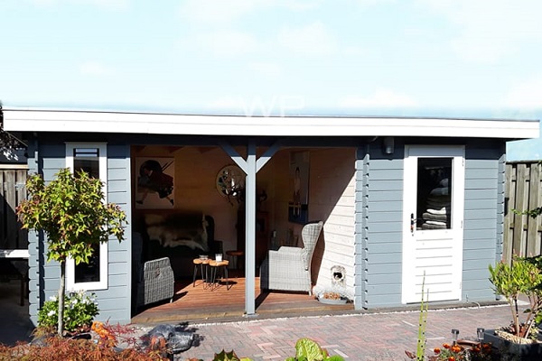 Blokhut/Tuinhuis Scheveningen 600x300 cm afbeelding