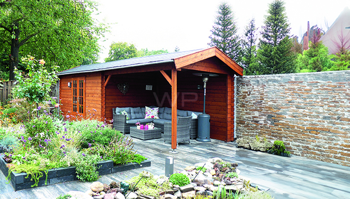 Woodpro Blokhut/Tuinhuis Rohel 750x250 cm afbeelding