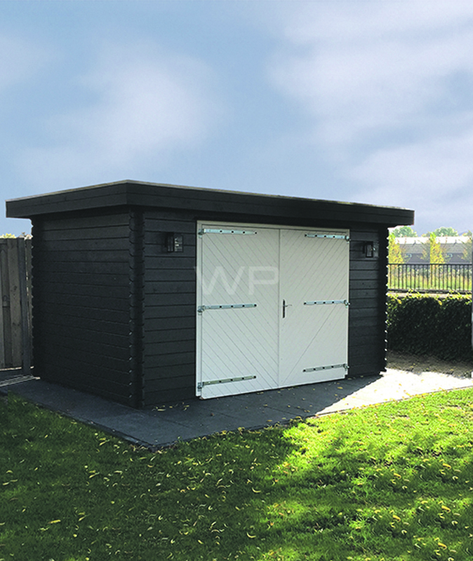 Woodpro Garage Krim 400x250 cm afbeelding