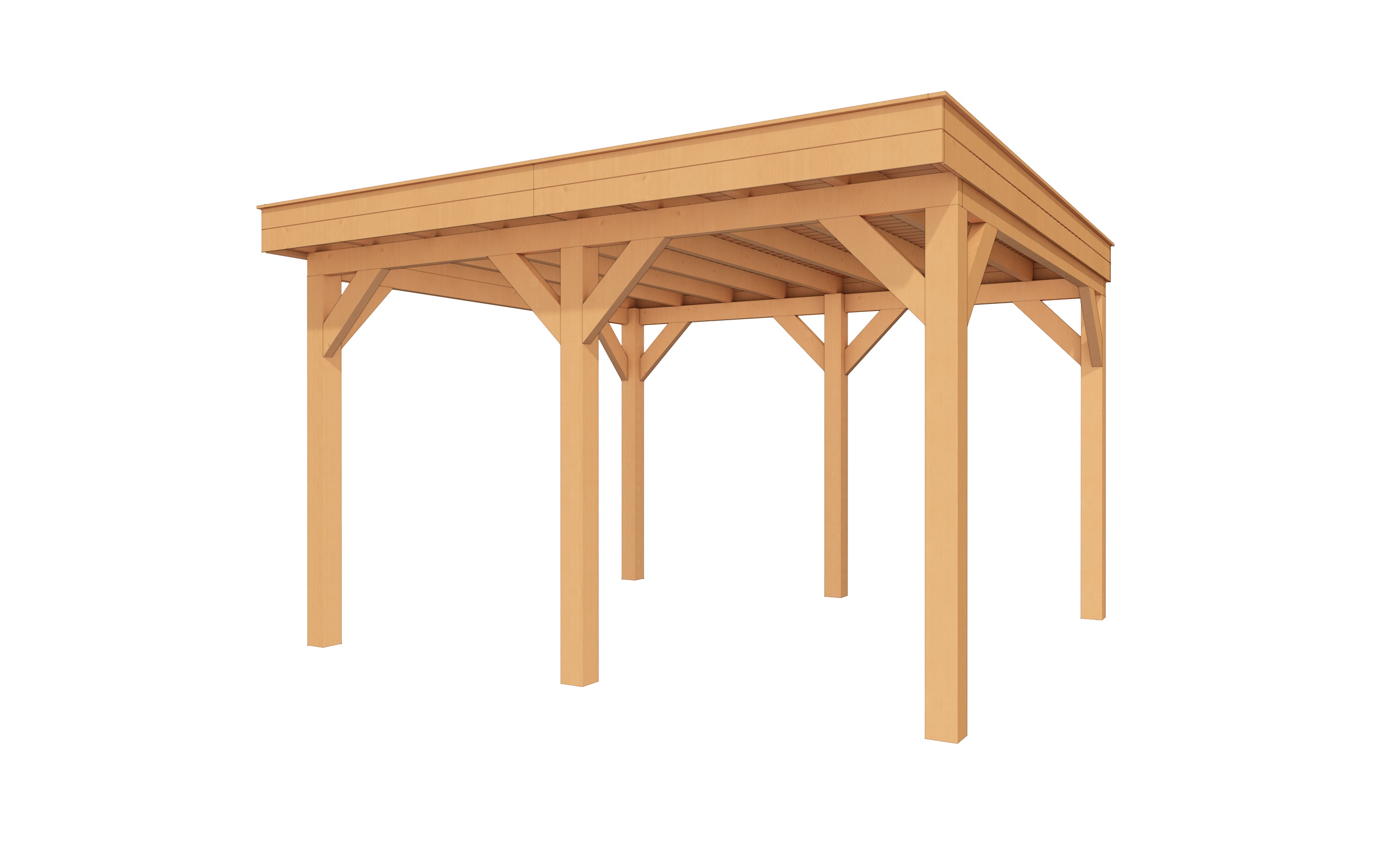 Buitenverblijf SUBLIME Plat dak - 400x350 cm afbeelding