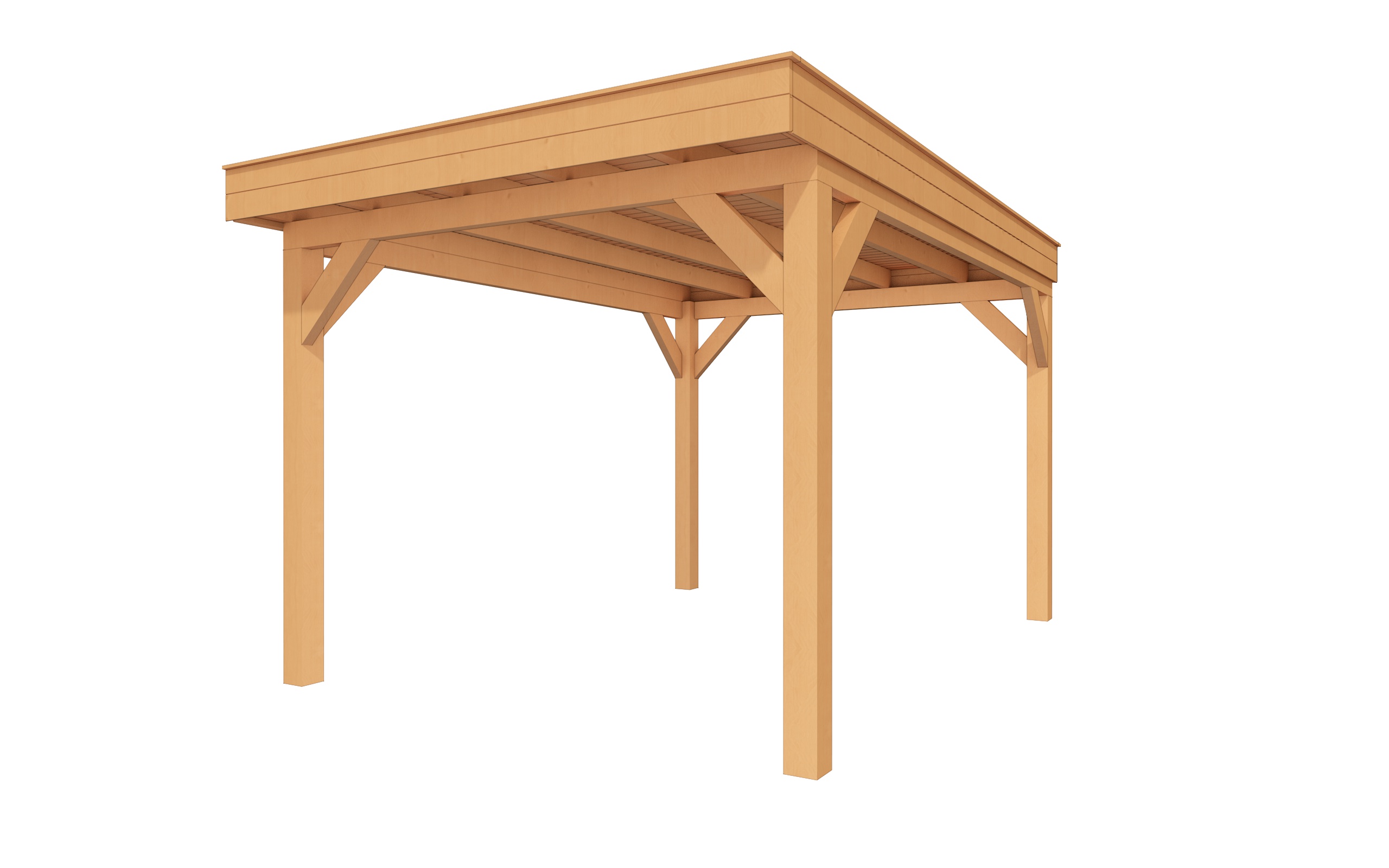 Buitenverblijf SUBLIME Plat dak - 300x400 cm afbeelding