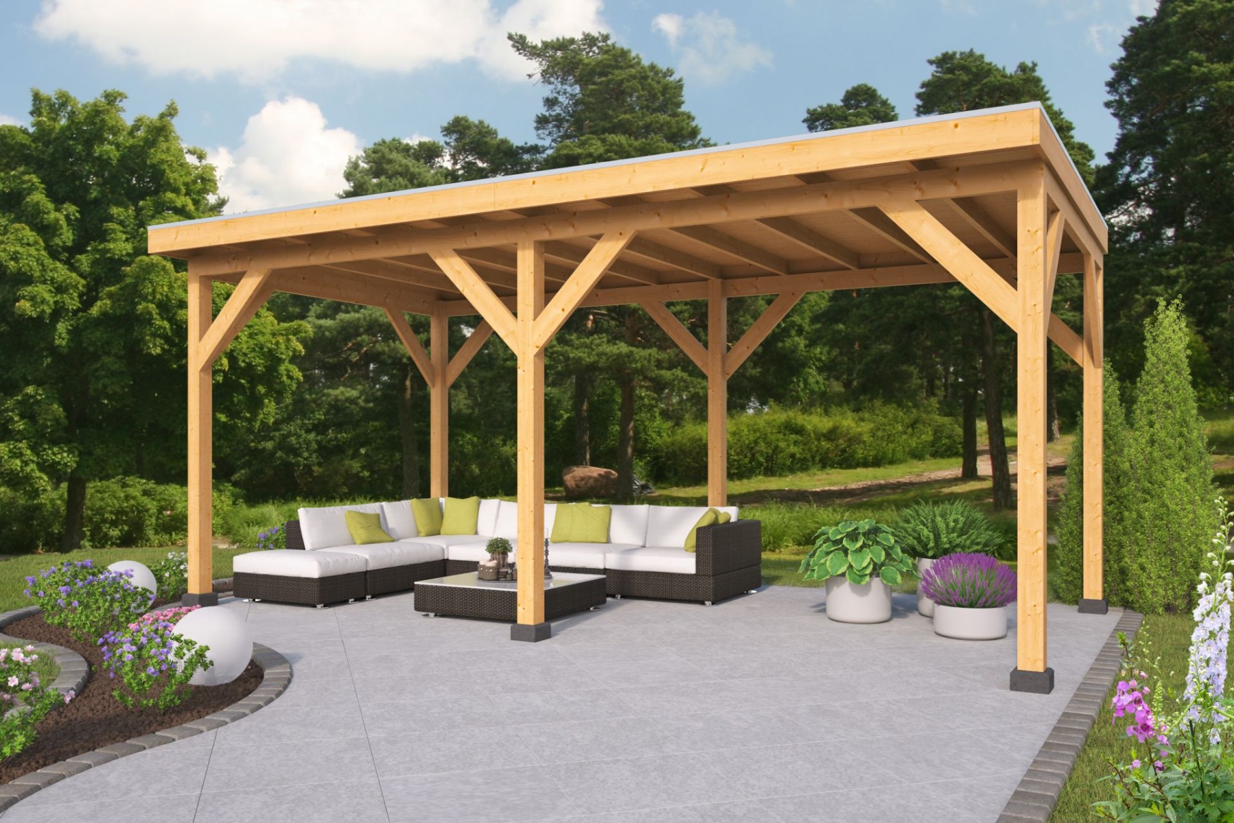 Red Class Zoutelande 500x330 cm basis incl. Schroefpakket - Bouwpakket afbeelding