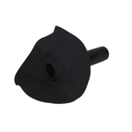 Hemelwater afvoer - Dakdoorvoer rond HWA PE Ø 63 mm met EPDM 30cm
