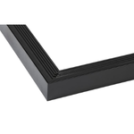 ALU Daktrimset D4H2 Zwart-RAL9005