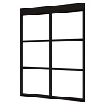 Douglas steellook glaswand dubbel 198x 230