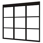 Douglas steellook glaswand Trio 298 x 230