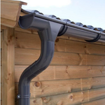 Complete verzinkte dakgootset 1020 cm Antraciet