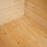 Binnenvloer bruin geïmpregneerd