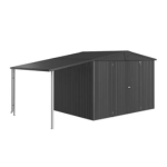 Donkergrijs metallic B150xD228cm