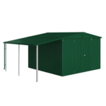 Donkergroen B150xD300cm