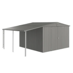 Kwartgrijs metallic B150xD300cm