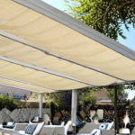 Zonnedoekpakket Crème wit/antraciet