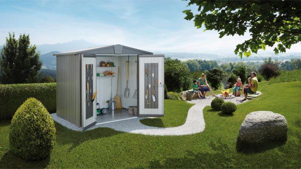 Het metalen tuinhuisje: stevig én sterk!
