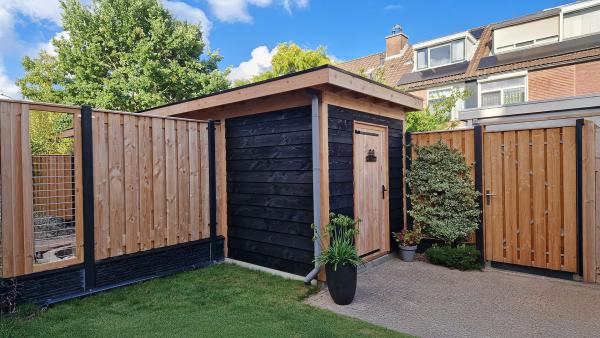 Slim opbergen in een kleine tuin