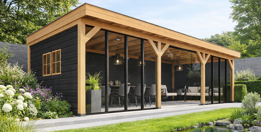 Marktleider in overkappingen en blokhutten