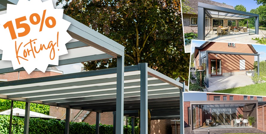 Veranda’s en tuinkamers actie! Veranda’s en tuinkamers actie!