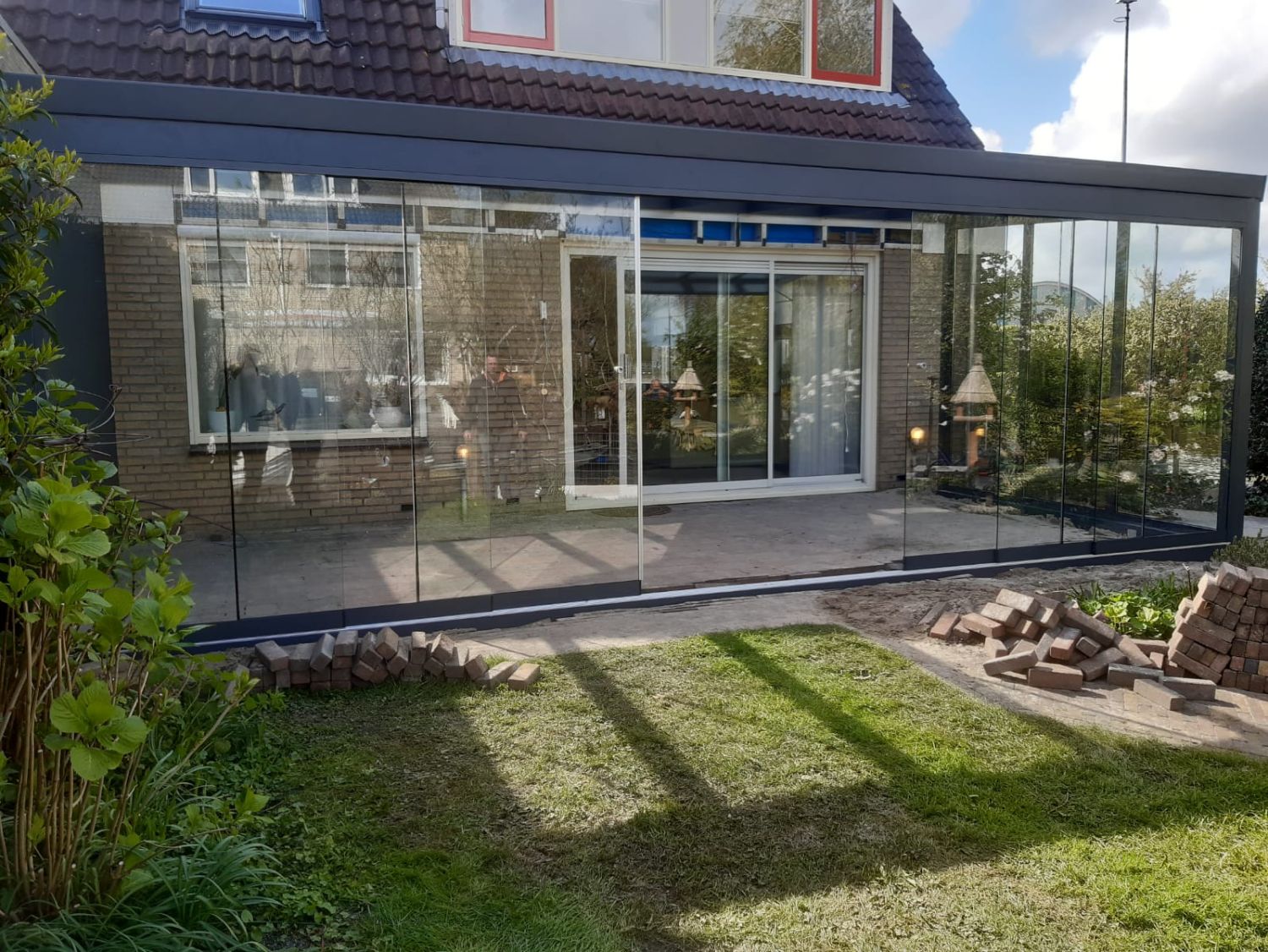 Profiline veranda 700x300 cm - Glasdak - Wormer