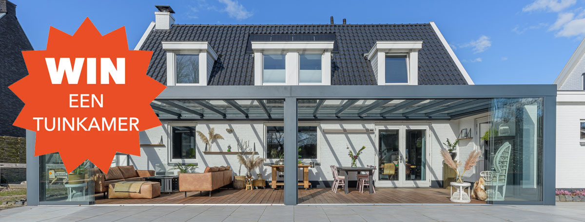 Win een tuinkamer bij Van Kooten