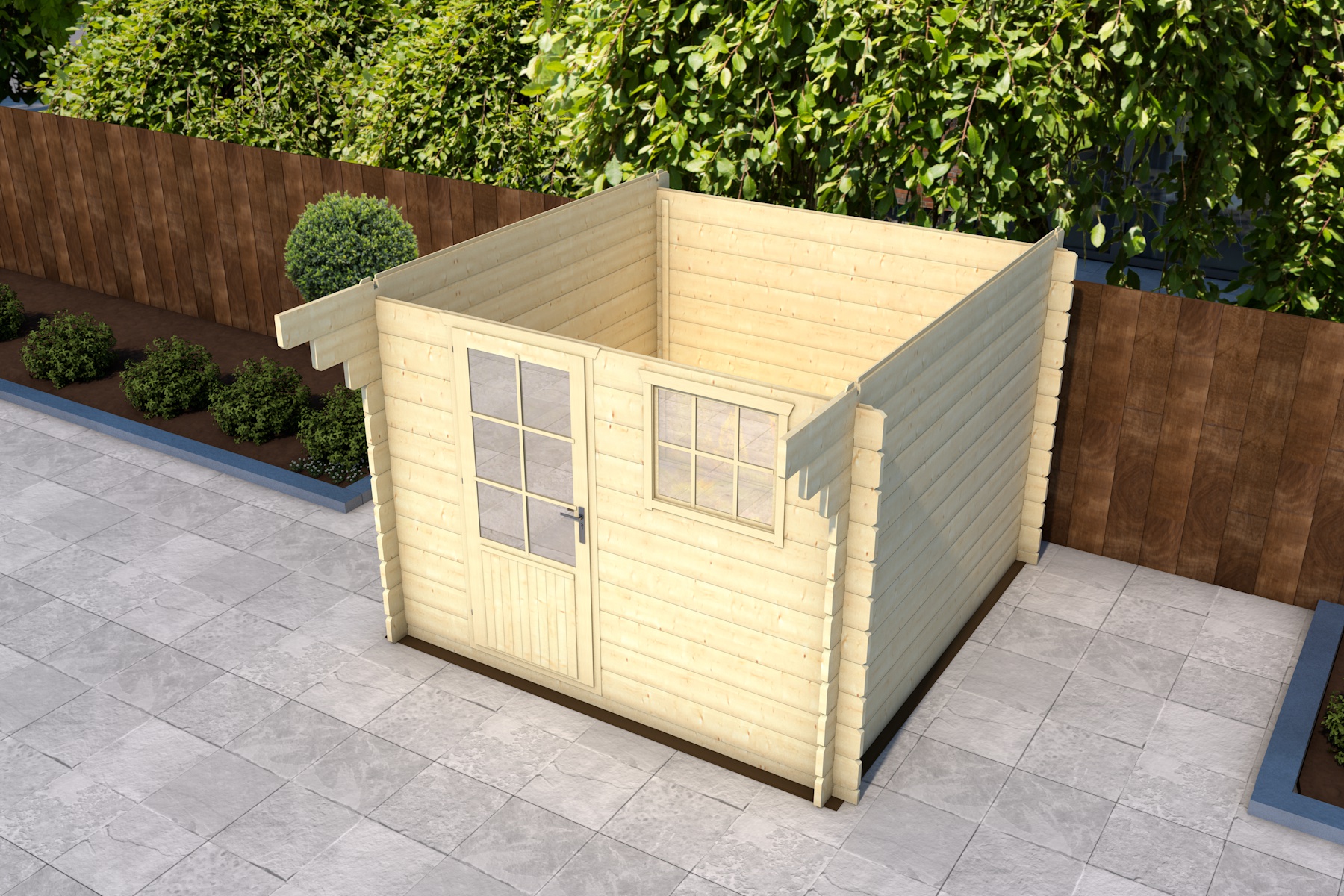 erosie sigaret subtiel Stappenplan: Zelf een houten blokhut / tuinhuis bouwen | Van Kooten Blog